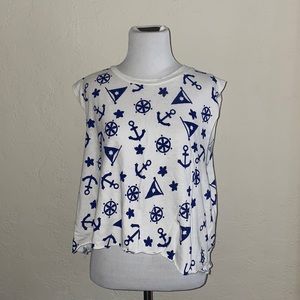 Wildfox nautical muscle tank